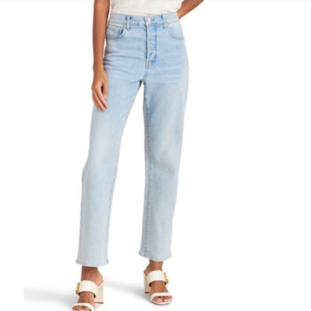 Veronica Beard Blake Light Wash Straight Leg Jeans size 29